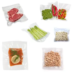 Scelleuse d'emballage de sacs alimentaires sous vide, machine d'emballage sous vide pour poisson/crevette/viande/poulet congelés