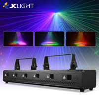 3w 6w 12w Lumière laser à tête mobile à 6 yeux Animation 3D Lumière laser RVB à 6 yeux pour boîte de nuit Dj Disco Lumière laser