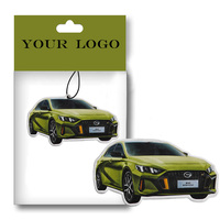Promoción al por mayor, diseño personalizado, decorativo, colgante de papel de perfume para coche, ambientador para coche