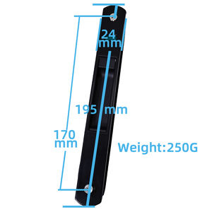 Serrures pour fenêtres d'évacuation en cas d'incendie Serrure à glissière mate Pochette debout en plastique avec fenêtre Serrure de fenêtre en aluminium avec clé - Product Image 2