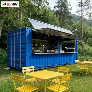 Café moderne innovant, conteneur pliable, restaurant barbecue, bar - Product Image 5