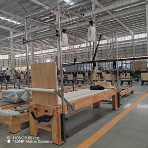 Table de Pilates Cadillac en acier multifonction avec <span class=keywords><strong>trapeze</strong></span> en bois de chêne pour exercices corporels - Product Image 2