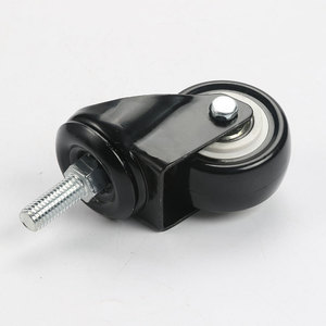 Swivel <b>Caster</b> 2 Inch 1/2 In Thread Polished Finish Furniture Industrial Use - Product Image 1