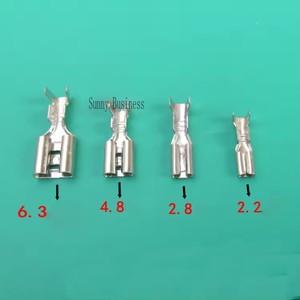 20-Pack 2.8mm Female Spade Crimp Terminals With 20cm 18AWG Wires – Red & Black Quick Splice Kit