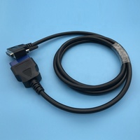 Cable D-Sub de 25 Pines Hembra a OBD2 de 16 Pines Macho, Arnés de Cableado de Diagnóstico para Camiones con Aislamiento de Goma para Máquinas Automotrices Electrónicas