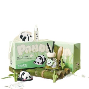 Panda <b>Reed</b> <b>Diffuser</b> Ornament Long Lasting Aroma Girls Birthday Aromatherapy Gift Box Home Fragrance Set - Product Image 1