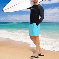 Haute qualité 100% coton hommes mi-séchage rapide maillots de bain maillot de bain Shorts chauds imprimer Surf Board Shorts en gros