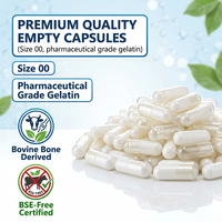 Capsules végétales vides halal en gel, en promotion