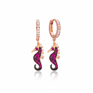 ร้อนขายซีฮอร์สรูปร่างต่างหูตุรกีขายส่ง Handcrafted 925เงินสเตอร์ลิงเครื่องประดับ - Product Image 2