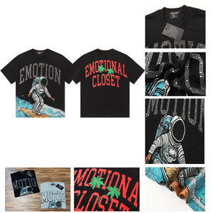 Camisetas de Diseñador de Alta Calidad 100% Algodón, Camisetas con Estampado Gráfico de Estilo Urbano, Camisetas Extra Grandes Vintage para Hombre - Product Image 1