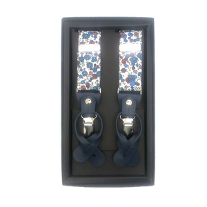 <span class=keywords><strong>Tirantes</strong></span> <span class=keywords><strong>Verdes</strong></span> con Estampado Floral de 3 cm para Hombre, Corbata de 6.5 cm, Pañuelo, Corbatín, Juego de Corbata, <span class=keywords><strong>Tirantes</strong></span> Ajustables, Accesorio para Boda, 100% Algodón - Product Image 1