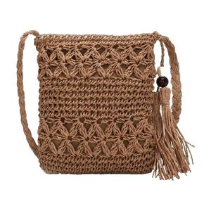 Bolsos de mano con flecos, bolso de perlas para mujer, bolso de mano de ratán <span class=keywords><strong>Wayuu</strong></span>, Colombia - Product Image 1