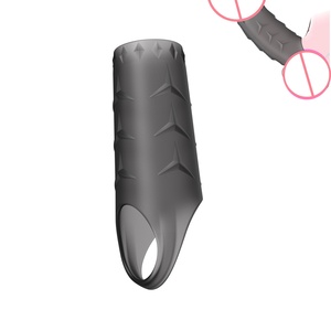 Funda de silicona líquida Manly para pene - Control de precisión JJ Lock - Anillo de bloqueo para <span class=keywords><strong>penes</strong></span> - Cubierta de diente de lobo - Juguete para adultos - Product Image 1