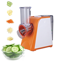 Elektrische Mini Voedselprocessor Plastic 150W Salade Maker Groentensnijder Aardappel Wortel Snijder Komkommer Rasp Huishoudelijk