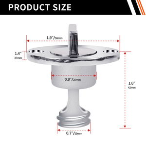 Valve de vidange de bateau en acier inoxydable 316, pièces de réparation pour le drainage de l'eau des yachts - Product Image 4