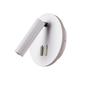 Lampada <span class=keywords><strong>da</strong></span> <span class=keywords><strong>Parete</strong></span> in Lega di Alluminio dal Design Moderno per Hotel, Camera <span class=keywords><strong>da</strong></span> Letto, Luce LED <span class=keywords><strong>da</strong></span> <span class=keywords><strong>Lettura</strong></span> Montata a <span class=keywords><strong>Parete</strong></span> con Temperatura di Colore Regolabile - Product Image 2
