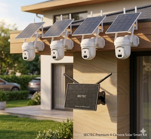 Caméra de sécurité extérieure sans fil WiFi HaLow 3MP avec projecteur PTZ, vision nocturne CMOS, détection humaine PIR <span class=keywords><strong>Cloud</strong></span> et audio bidirectionnel - Product Image 3