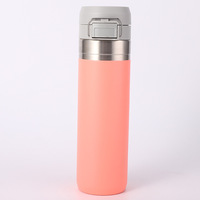 Nouveau type de pot d'isolation thermique en acier inoxydable 304 avec tasse à anneau de levage portable tasse thermos de sport de grande capacité en plein air