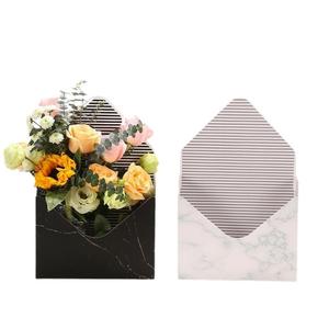Boîte à fleurs en papier de style enveloppe, boîte en papier pliable créative, emballage pour fleuriste, boîtes en papier pour les fêtes - Product Image 4