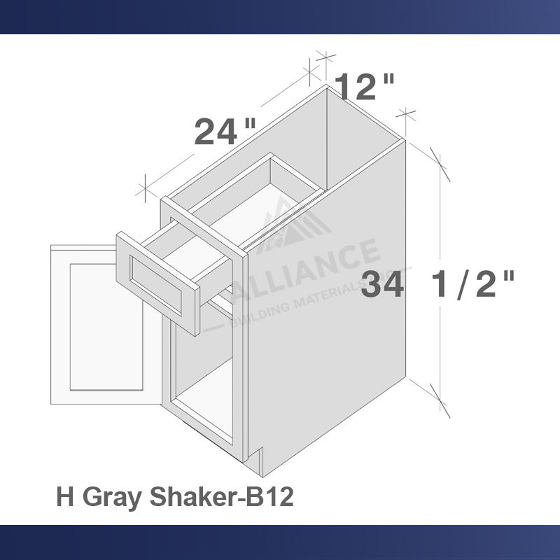 H Gray Shaker-B12