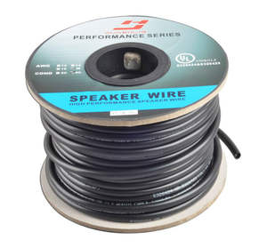 Cable de Altavoz para Empotrar en Pared Hejia, Calibre 16, 500 Pies, 16/2 CCA, 2 Conductores, Rojo y Negro con Cubierta Blanca - Product Image 1