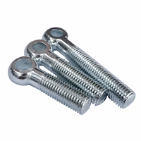 Boulon pivotant à joint fileté en acier au carbone zingué pour la fixation des garde-corps et des couvercles d'ouverture, utilisation sur chantier