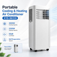 Climatiseur portable professionnel haute efficacité blanc pour maison, petit climatiseur mobile pour maison et chambre