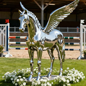 उच्च गुणवत्ता वाले नक्काशीदार 3 डी स्टेनलेस स्टील प्रूव सिटी स्क्वायर और घर सजावट के लिए - Product Image 1