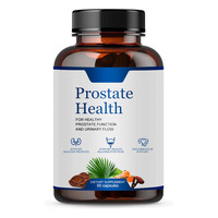 Capsules à base de plantes pour hommes, marque privée, en gros, avec du palmier nain pour le soutien de la santé de la prostate et du bien-être urinaire, complément alimentaire