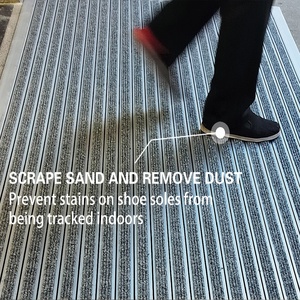 Chất lượng nhôm bụi rào cản Thảm thương mại Tùy chỉnh nhôm thảm thảm nhiệm vụ nặng nề nhôm lối vào thảm - Product Image 2