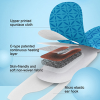 Vente en gros de masque pour les yeux à vapeur jetable personnalisé coussin auto-chauffant doux et instantané massage du sommeil soulagement de la fatigue compresse chaude