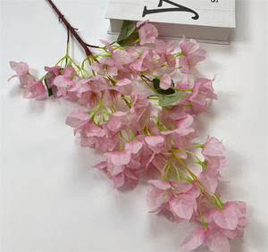 Vente en gros bougainvilliers fleurs artificielles branches d'arbre décor <span class=keywords><strong>violet</strong></span> rouge bougainvilliers en soie pour la décoration intérieure - Product Image 5
