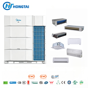 ระบบทำความร้อนและความเย็น EVI Heat Pump VRF ขนาด 8-32 แรงม้า สำหรับสภาพอากาศหนาวจัด ต่ำสุด -30 องศาเซลเซียส เครื่องปรับอากาศแบบแยกส่วนหลายจุด T3 Flagship Premium VRF - Product Image 1
