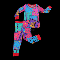 Pyjama bébé en bambou à fermeture éclair bidirectionnelle, manches longues, personnalisable, pour tout-petits, vente en gros, boîte mystère pour enfants