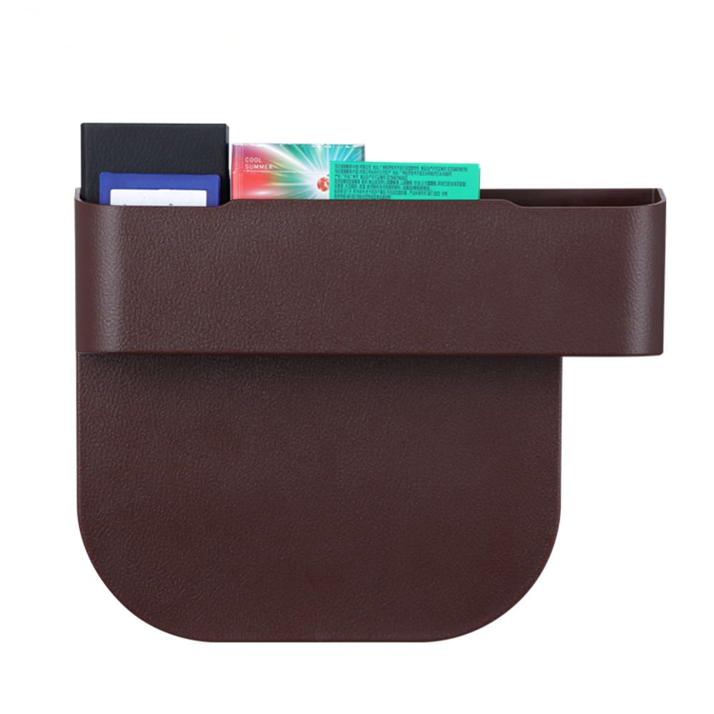 Оптовая продажа автомобильных светодиодных фар для переднего сиденья шовный заполнитель карман органайзер ящик для хранения для мобильных телефонов, ключи, карты,