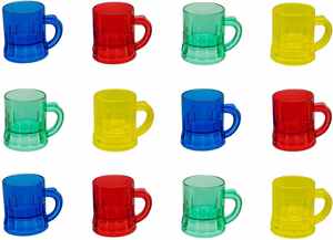 Vaso de <span class=keywords><strong>Cerveza</strong></span> de Plástico Transparente de 2 oz con Asa, Mini Vaso de <span class=keywords><strong>Cerveza</strong></span>, Vaso de Chupito con Forma de Vaso de <span class=keywords><strong>Cerveza</strong></span>, Vaso de Chupito de Plástico - Product Image 5