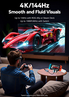 Adaptateur USB C vers double USB C Xput 8K 60Hz 2 en 1, sortie vidéo Type C, charge PD 100W, convertisseur pour lunettes AR, ordinateur portable