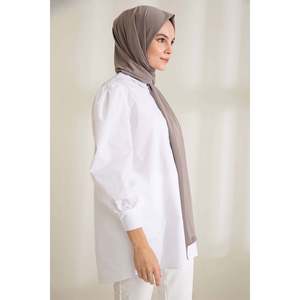 Medina Polyester Solid Chiffon <b>Shawl</b>-Modest Antravizon for <b>Women</b> Skin-Friendly & Breathable Daily/Prayer Wear All Seasons - Product Image 3