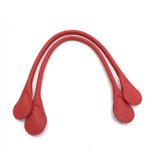 Sacs à main en <span class=keywords><strong>cuir</strong></span>, sangles, ceintures, bricolage, sacs à main de remplacement, poignée, accessoire PU noir, forme ronde, couture - Product Image 2