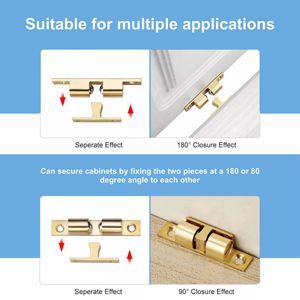 Captura de bola doble personalizada, rodillo de bola doble, Pestillos de tensión, herrajes, piezas de fundición a presión - Product Image 4