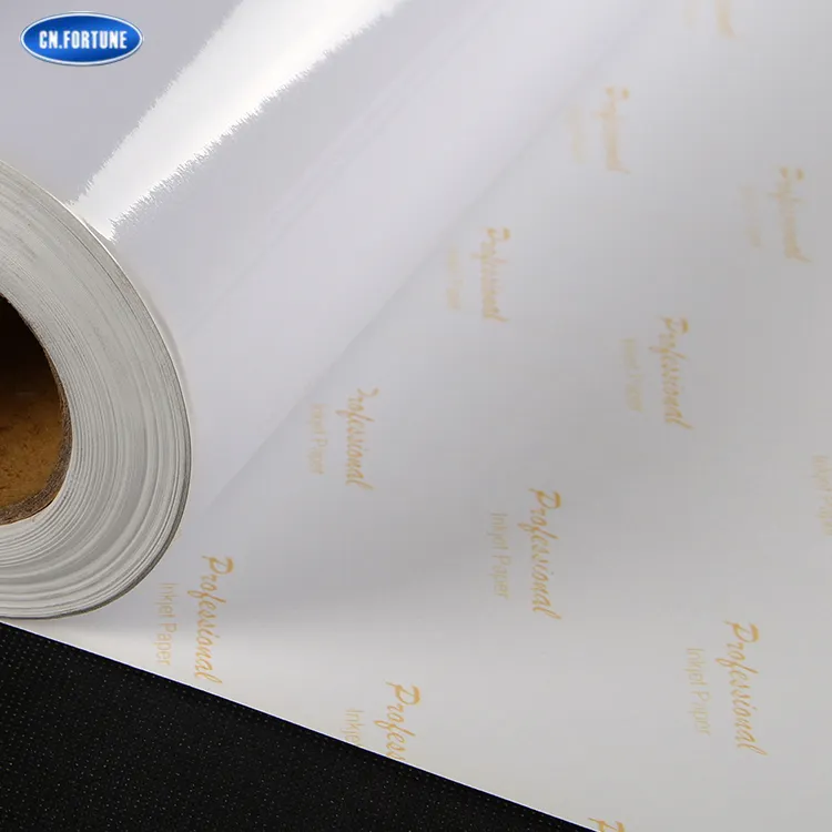 सबसे अच्छा गुणवत्ता वाले प्रिंटर निर्माता थोक फैक्टरी निविड़ अंधकार Inkjet मुद्रण चमकदार तस्वीर कागज चीन