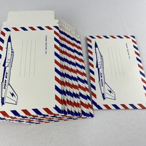 Enveloppes épaisses personnalisées de <span class=keywords><strong>courrier</strong></span> aérien pour des invitations de partie lettres d'amour lettres de Noël de correspondance militaire aux troupes - Product Image 5