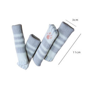Cat Paw Leg Protection Pad Grey Striped Anti Slip For <b>Table</b> <b>Chair</b> Stool <b>Bench</b> Floor Protection - Product Image 5