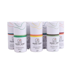Emballage personnalisé en carton kraft biodégradable pour stick déodorant à poussoir et tube de baume à lèvres compostable en papier - Product Image 1