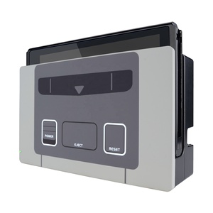 SFC SNES Classic EU Style Custom Faceplate Soft Touch Grip DIY Replacement Housing Shell for Nintendo <b>Switch</b> Charging Dock - Product Image 6
