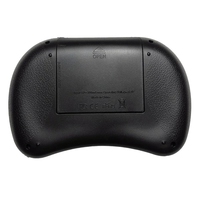 Keyboard Lipat Nirkabel Mini Portabel 2.4G dengan Lampu Latar Warna Air Mouse I8 dengan Antarmuka USB Keyboard Nirkabel untuk Android TV Box