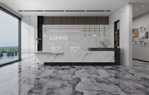 Carreaux <span class=keywords><strong>de</strong></span> céramique en porcelaine plaqués or <span class=keywords><strong>de</strong></span> luxe moderne, antidérapants, design imitation marbre, 60x120cm, haute qualité, sortie d'usine - Product Image 3
