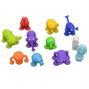 LZY900-juguetes de succión para niños pequeños, juguete de baño para cápsula