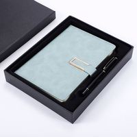 Carnet promotionnel en cuir personnalisé avec logo et stylo, papier écologique, cadeau pour médecin
