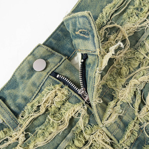 Cross Border Summer New Falda <span class=keywords><strong>corta</strong></span> de mezclilla de chica picante de calle <span class=keywords><strong>con</strong></span> bordes sexy y de moda para mujer - Product Image 6